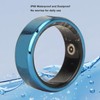 Zyyini Smart Ring, Blue IP68 Smart Ring with APP for
