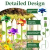 Retyion 6 Pack Bee Watering Station - Flowers Butterfly Feeder,