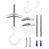 NACETURE 2 Pack Large Swag Ceiling Hooks for Hanging Plants
