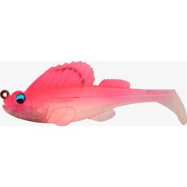 Megabass 37332 Worm Dark Sleeper, 3.8 Inches, 1 oz, Clear Pink