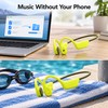 32GB Bone Conduction Headphones – IPX8 Waterproof Open-Ear Wireless Earphones