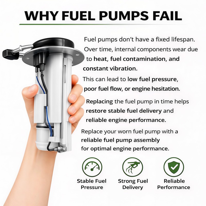 Fuel Pump Assembly Compatible with 2006-2023 Kawasaki Vulcan 900 VN900B
