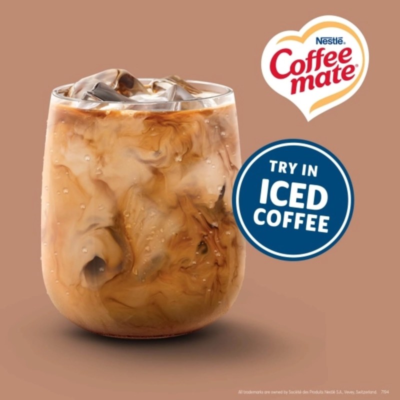 Nestle Coffee mate Liquid Coffee Creamer Singles, Café Mocha, 50