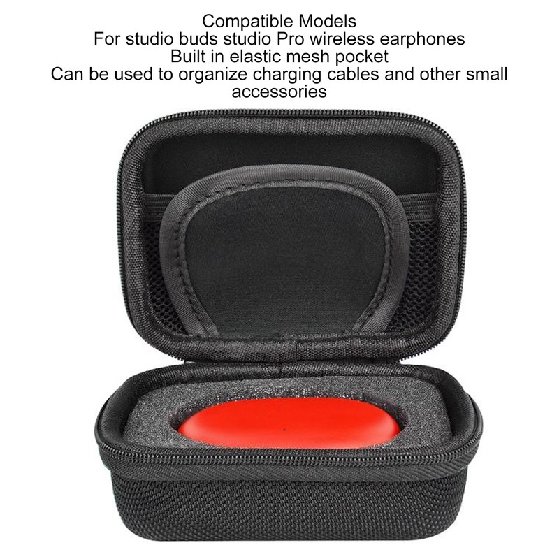 Earphone Case Pressure Resistant Protective Portable Earphone Storage Bag for