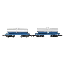 Railway Collection Railway Collection Narrow Gauge 80 Fibbei Simple Orbital Milk Tank Car, Set of 2 Car Diorama Supplies (Manufacturer's First Order Limited Production)