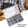 520 Pcs Nuts and Bolts Set, M3 M4 M5 Stainless