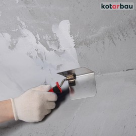 KOTARBAU® Bricklaying Trowel Set + Corner Trowel Stainless Steel Trowel Set 4-Piece Masonry Trowel Corner Spatula Plaster Tool Set Plastering Tool Smoothing Trowel Spatula Trowel