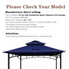 SCOCANOPY Grill Gazebo Replacement Top Fit for Aldi Gardenline Belavi