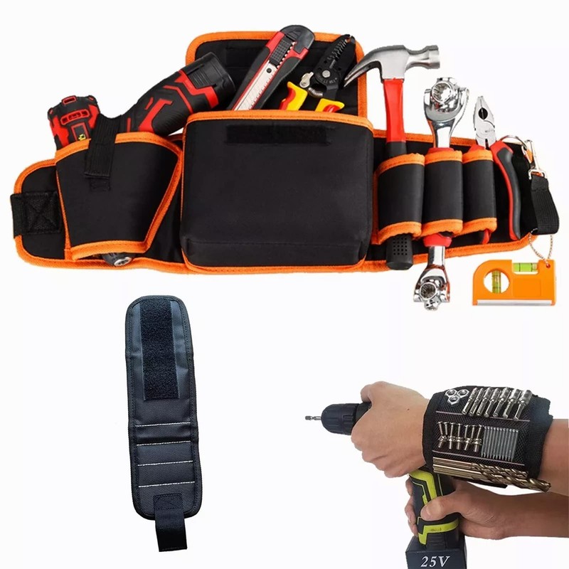 Cinturon Para Herramientas, Bolsa de Herramientas de Mantenimiento Eléctrico, Bolsa
