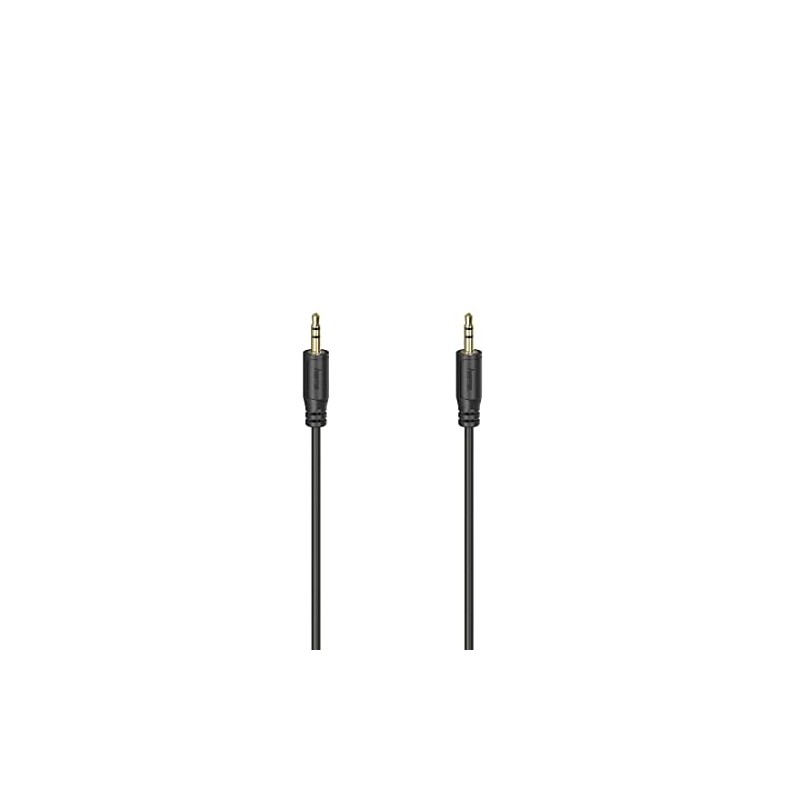 Hama Flexi-Slim Audio Cable Jack 3.5 mm / F Plug