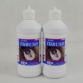SU-PER Thrush Treatment Aid for Horses - Helps with Recurring Horse Thrush - Horse Hoof Thrush Care - 1 Pint, (2 Pack)