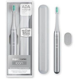 Aquasonic Icon Cepillo de dientes sónico microvibrante – Aceptado ADA