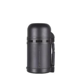 Lifeventure Double Walled Thermally Induced Widemouth Vacuum Flask For Food Or Drink - Hot For Up To 8 Hours, Cold For 12 Hours - 800ml, Dark Grey