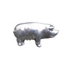 Beautiful Standing Pig Animal Figurine, Handcast in Fine Pewter by