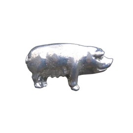 Beautiful Standing Pig Animal Figurine, Handcast in Fine Pewter by William Sturt