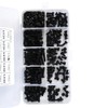 Screw Screw with Nut, 300 Pieces Black Alloy Steel 12.9