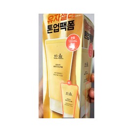 Hanyul Moonlight Citron Vitamin Tone Up Pack Foam Cleansing Foam 120ml (+15ml) / 한율 달빛유자 비타민 톤업팩폼 클렌징폼 120ml (+15ml)