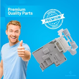 EVERTECHPRO 137353302 Washer Lid Lock & Switch Assembly OEM‑Grade Replacement – Compatible with Frigidaire, Electrolux, Crosley, White‑Westinghouse Laundry Center Models – Secures Lid Safely