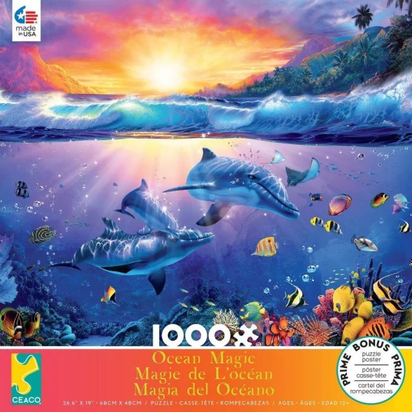 Ceaco Jigsaw Puzzle; Twilight by Christian Riese Lassen; 1000 pieces;