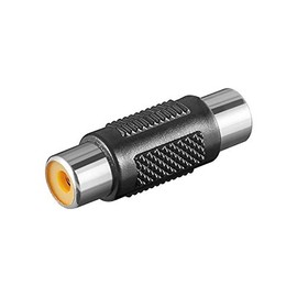Goobay 3 Pack Adjust Audio Adaptor – RCA Jack to RCA Jack Audio RCA Jack to RCA Jack