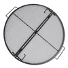 Lineslife X-Marks Fire Pit Cooking Grill Grates Portable, Heavy Duty