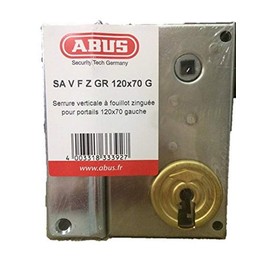 ABUS FF0960122 A Seine V F Z G D Box Lock with Handle/Vertical with Key for Opening Right Outer 120 x 70