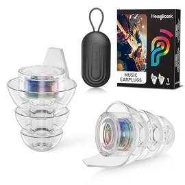 Hearprotek Tapones Para Los Oídos Hi-Fi Spirit Concert, Tapones Para Los Oídos De Silicona De Alta Fidelidad Para Conciertos, Reducción De Ruido, Prot