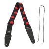 Vaguelly Guitar Strap, Adjustable Nylon Shoulder Strap with PU Ends,