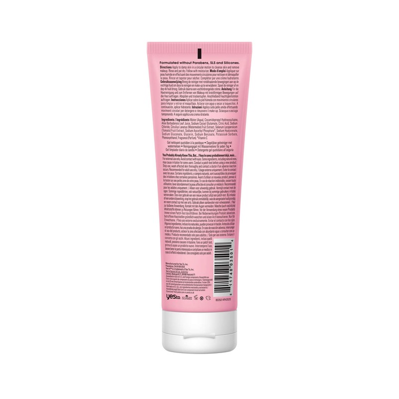 Yes To Watermelon, Light Hydration Super Fresh Cleanser, All Skin