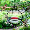 3 Pcs Hummingbird Feeder Metal Hanging Bird Feeder for Outdoor