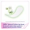 Sofy Hadaomoi Liner, 100% Natural Cotton, 54 Pieces