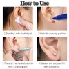 NJCXOLA 10 piercing gun, disposable ear stud gun, children and