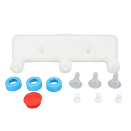 Lamb Feeder with 3 Nipples 3L Plastic Silicone Livestock Teat Milk Feeding Tool for Piglet Puppy Goat Calf Farm