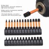 26Pcs Screwdriver Bit Star S2 Alloy Steel 1/4in Hex Shank