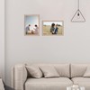 Autjvy 8x10 Picture Frame Gold - Brushed Brass Modern Simple