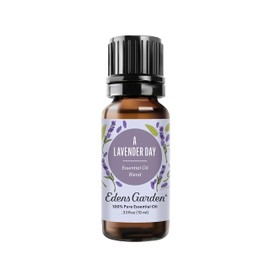 Edens Garden A Lavender Day Essential Oil Blend 100% Pure & Natural Premium Best Recipe Therapeutic Aromatherapy Essential Oil Blends 10 ml