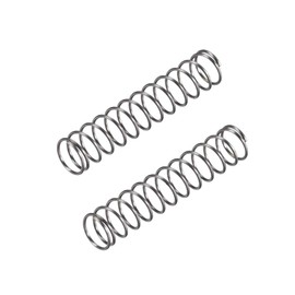 TOP-VIGOR 10pcs Compression Spring, 6mm OD, 0.5mm Wire Size, 30mm Free Length Extended Durable Dual Hook Tension Spring for Furniture Screen Doors Repair Projects