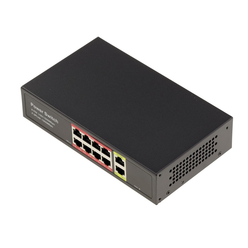KALEA-INFORMATIQUE Gigabit Ethernet Switch for PoE PoE+ 30W with 8