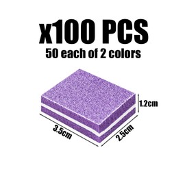 100 Pieces Square Nail Files, Nail Polishing Tools, Mini Manicure Tools, Manicure Accessories, Nail Polishing Tools