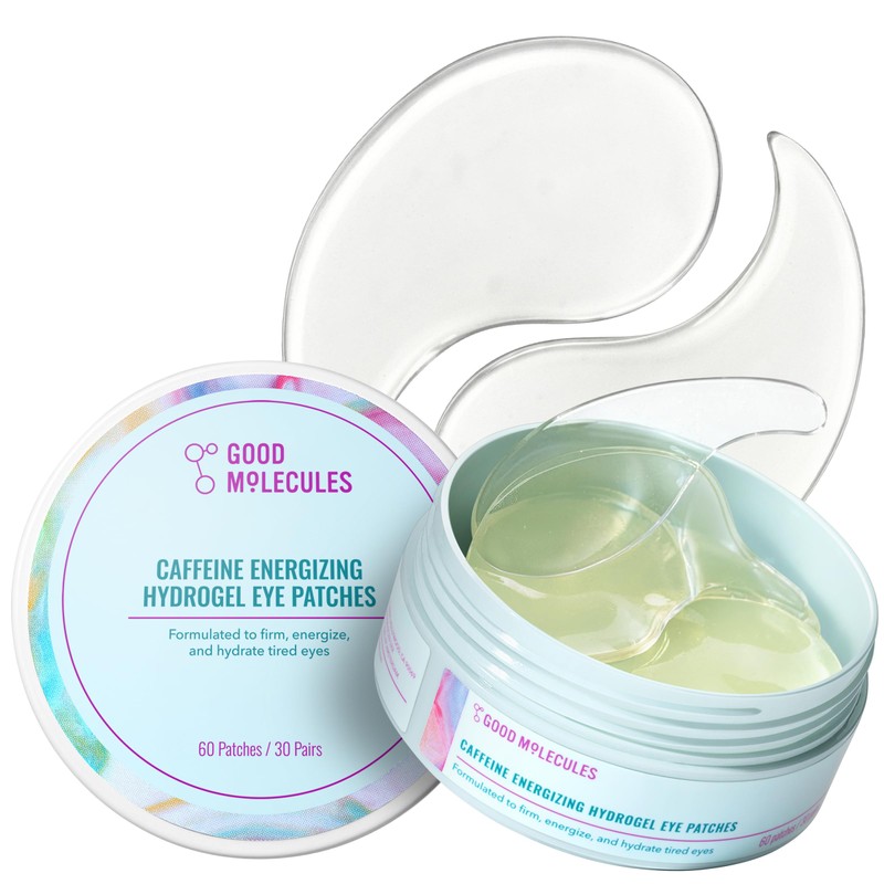 Good Molecules Caffeine Energizing Hydrogel Eye Patches - Hydrogel Mask