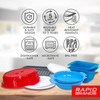 Rapid Brands Deluxe 9-Piece Microwave Cookware & Dinnerware Set |