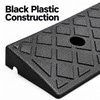 Plastic Threshold Ramp – 1.18-Inch Rise, 19.69-Inch Width, Textured Surface,