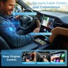 Wireless CarPlay Adapter, 2-in-1 Mini CarPlay & Android Auto 2025