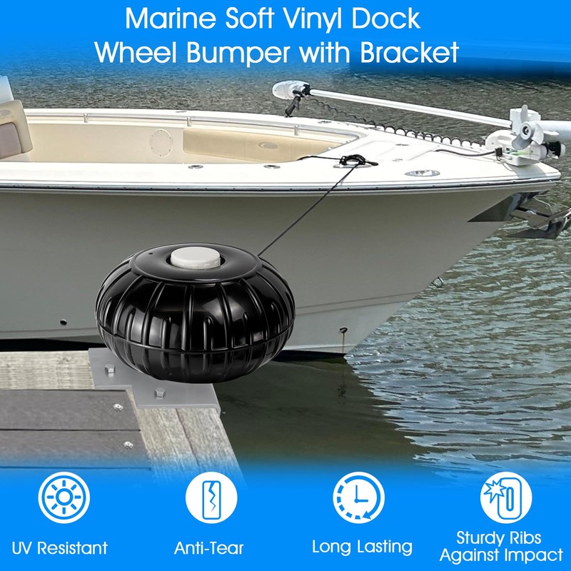 Dock Bumpers Wheel,Corner Mount Boat Dock Wheel Bumper,Dock Corner Bumper