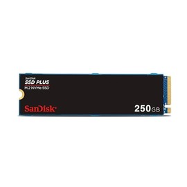 SanDisk SSD Plus M.2 2280 PCIe Gen3 NVMe SSD Hard Drive, 250 GB, up to 3,200 MB/s Read Speed