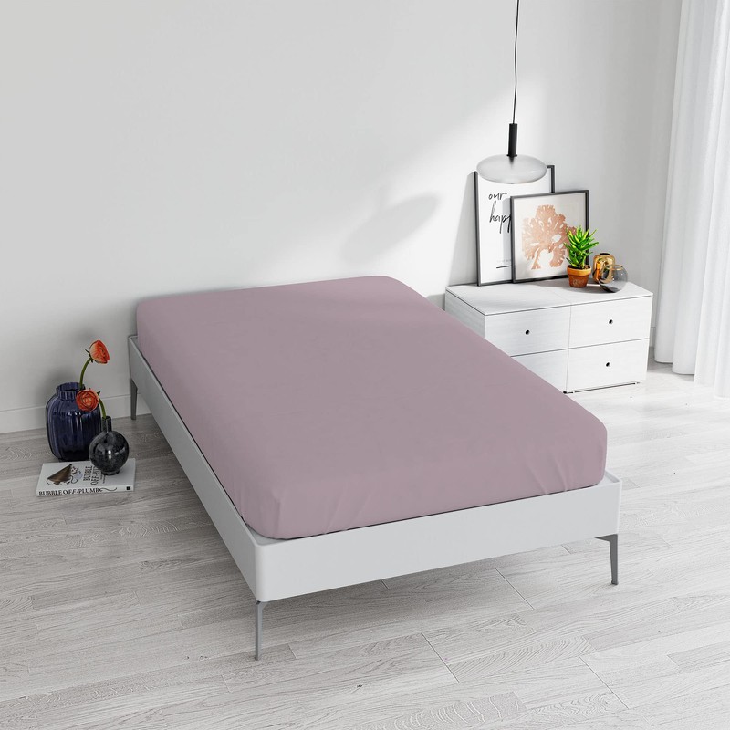Italian Bed Linen Max Color Flat Sheet 25 cm, Cotton,