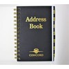 Concord Telephone Address Book Wirebound Polypropylene Clear Cover 16 Part