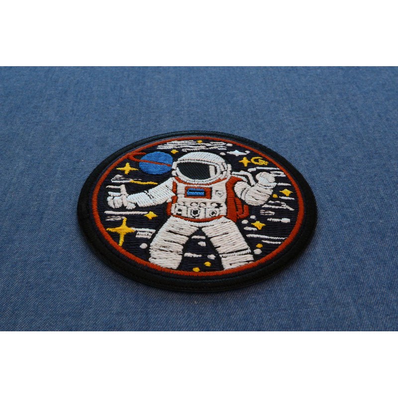 Ivamis Space Cowboy Astronaut Patch Embroidered - 3x3 inch -
