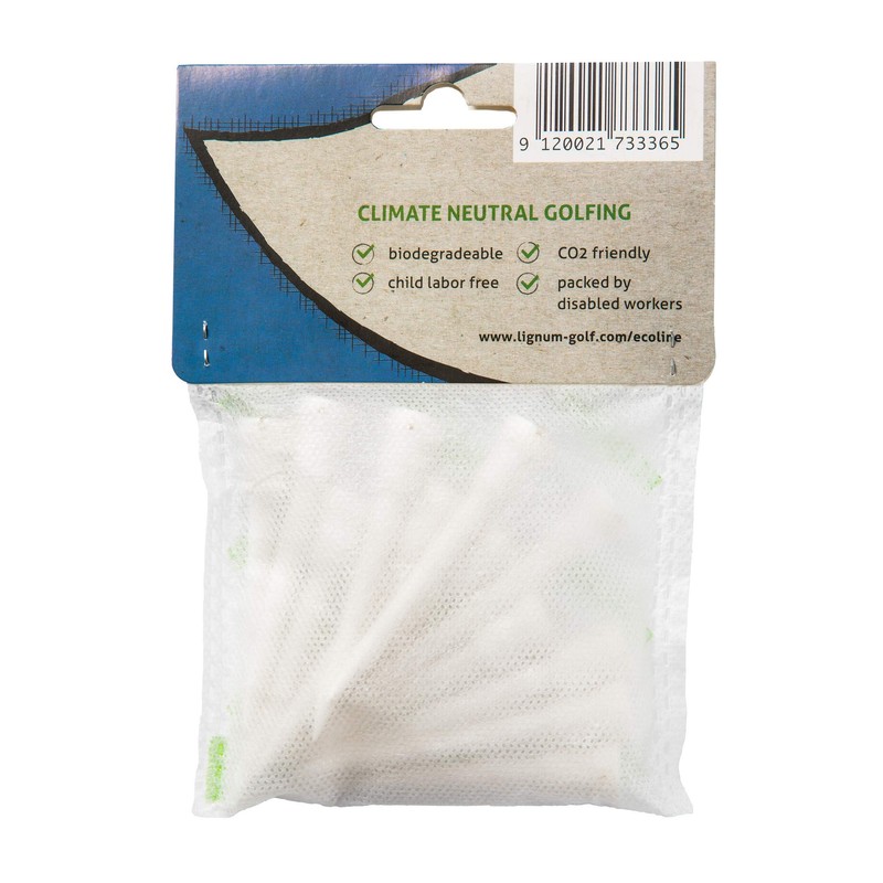 LIGNUM Unisex Ecoline Tees, White, 72MM UK