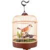 PowerTRC Singing & Chirping Bird in Cage, Realistic Sounds &